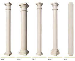 colonne beton blanche