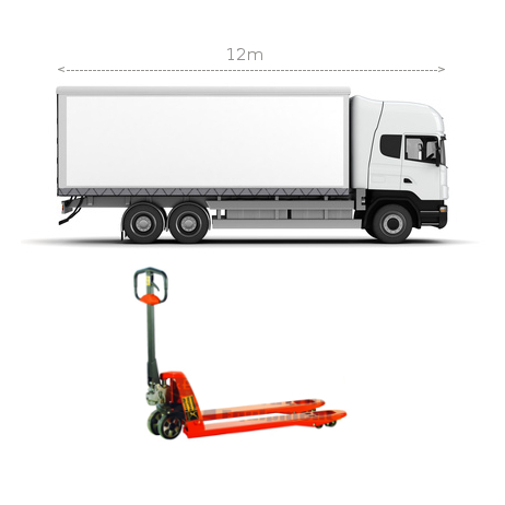 Lusitane matériaux camion poids lourd hayon