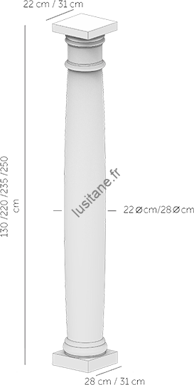 Lusitane matériaux de construction pour vous colonne béton