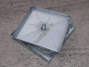 Lusitane matériaux de construction pour vous couvercle regard à pavé acier galvanisé