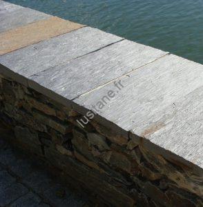 Lusitane matériaux de construction pour vous chaperon de mur schiste dalle