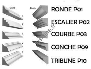 Lusitane matériaux de construction pour vous "moule corniche coffrage béton PSE profil façade"