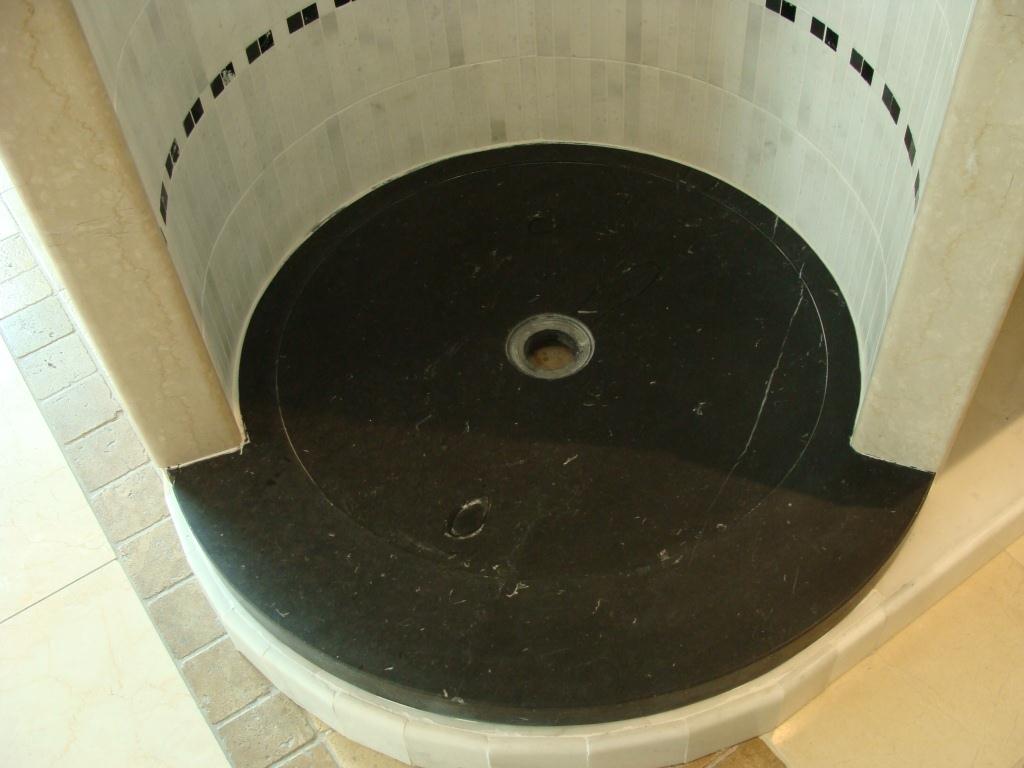 receveur douche pierre naturelle travertin marbre