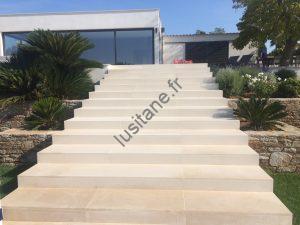Lusitane matériaux de construction pour vous escalier pierre naturelle exterieur