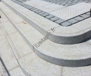 Lusitane matériaux de construction pour vous marches massives en granit gris