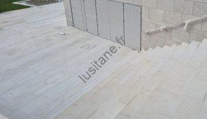 Lusitane matériaux de construction pour vous escalier pierre exterieur gris pose escalier pierre naturelle sur béton
