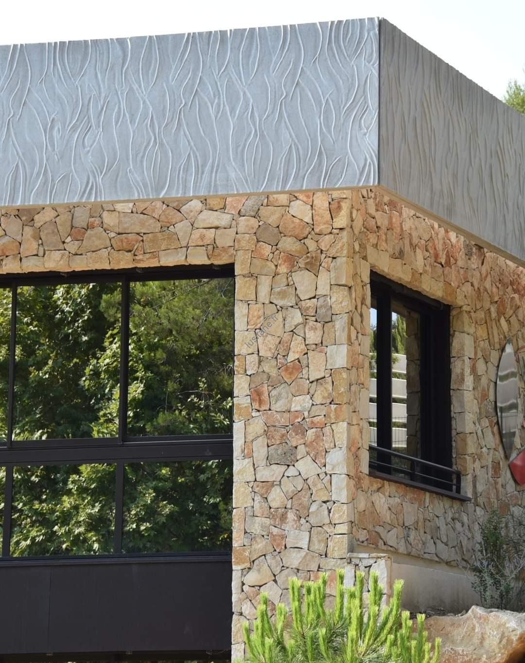Lusitane matériaux de construction pour vous parement pierre naturelle ocre beige marron