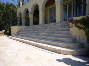 Lusitane matériaux de construction pour vous escalier extérieur pierre naturelle travertin